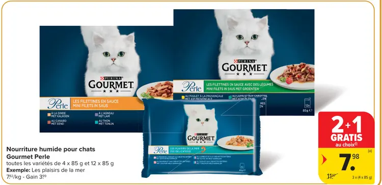 Offre: Nourriture humide pour chats