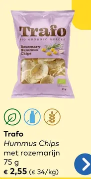 Aanbieding: Trafo Hummus Chips met rozemarijn
