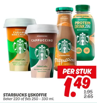 Aanbieding: Starbucks ijskoffie