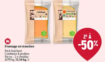Offre: Fromage en tranches