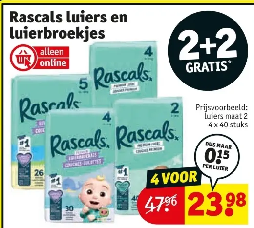 Aanbieding: luiers en luierbroekjes