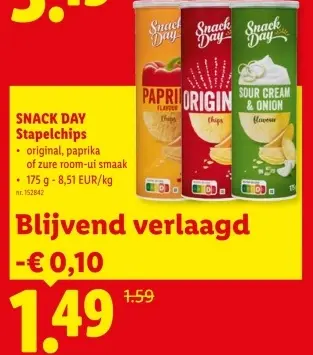 Promotie: Stapelchips