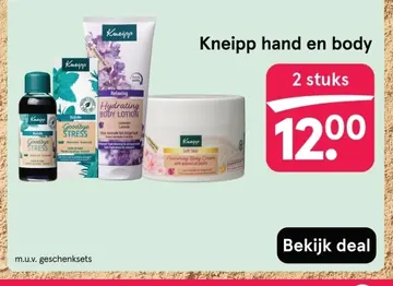 Aanbieding: Kneipp hand en body