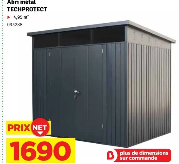 Offre: Abri métal