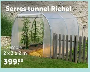 Offre: Serres tunnel