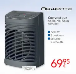 Offre: Convecteur salle de bain