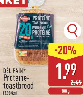 Aanbieding: Proteïne toastbrood