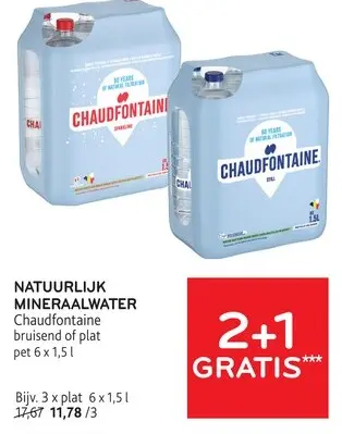 Promotie: Mineraalwater