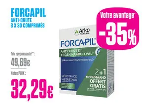 Offre: Forcapil anti-chute