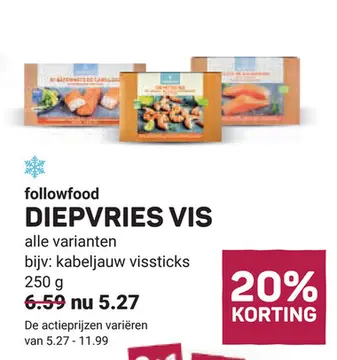 Aanbieding: DIEPVRIES VIS