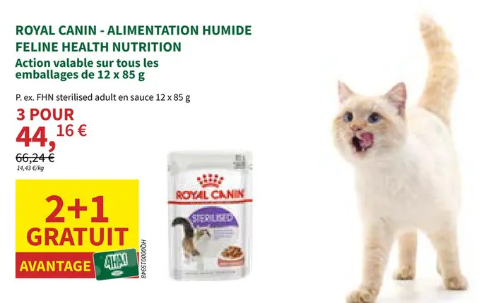 Offre: Royal canin - alimentation humide feline health nutrition