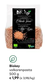 Aanbieding: Biokey volkorenpasta
