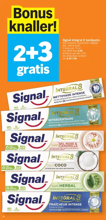 Promotie: Integral 8 tandpasta