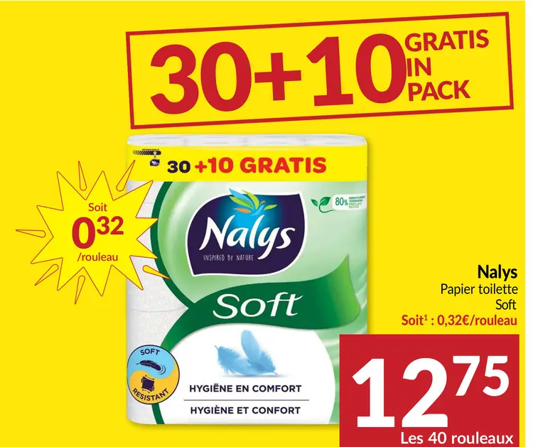 Offre: Papier toilette Soft