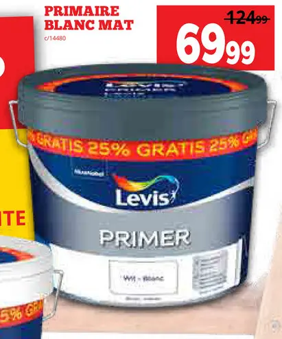 Offre: Primaire blanc mat