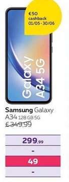 Aanbieding: Samsung Galaxy A34 128 GB 5G