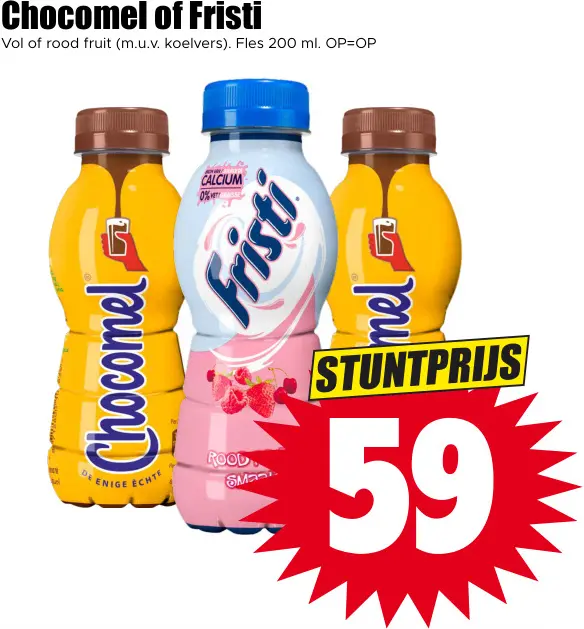 Aanbieding: Chocomel of Fristi