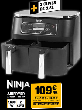 Offre: NINJA AIRFRYER AF300EU- 985427