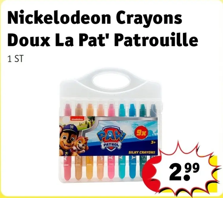 Offre: Crayons Doux La Pat' Patrouille