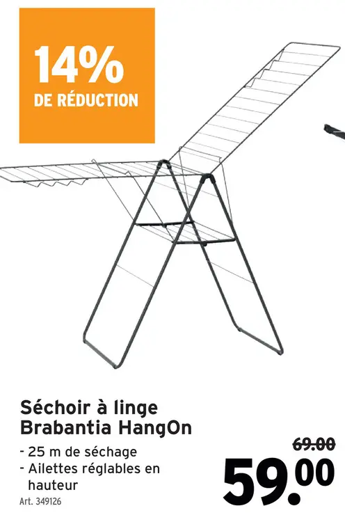 Offre: Séchoir à linge Brabantia HangOn