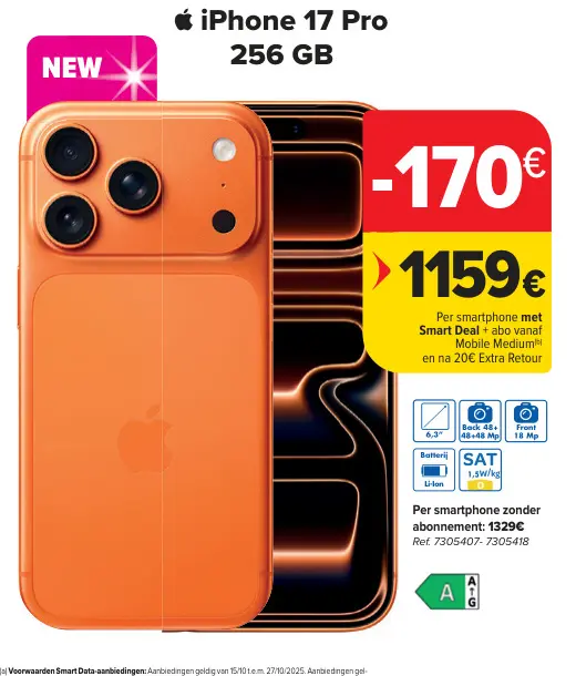 Aanbieding: iPhone 17 Pro