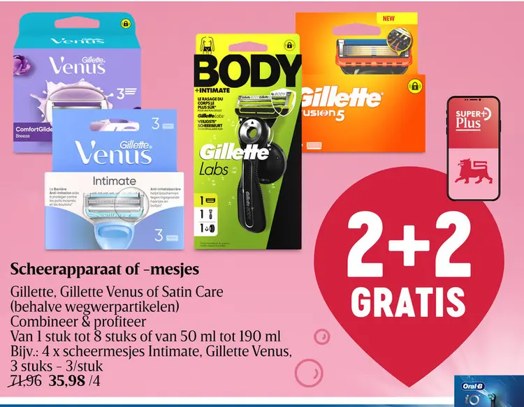 Promotie: Scheerapparaat of -mesjes