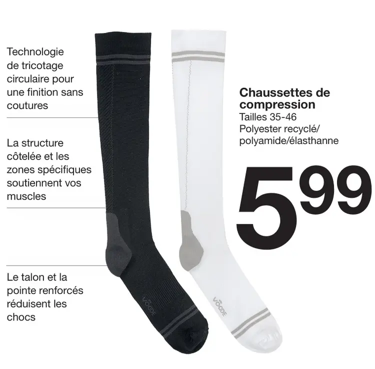 Offre: Chaussettes de compression