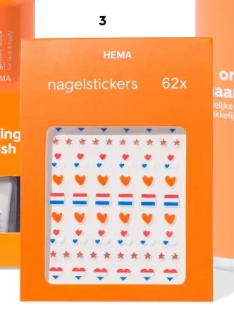 Aanbieding: Nagelstickers koningsdag