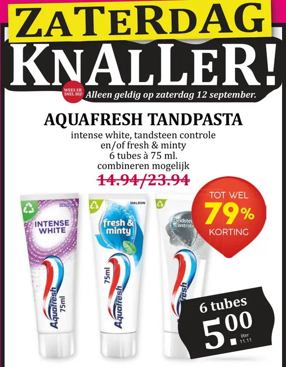 Aanbieding: Tandpasta