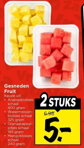 Aanbieding: Gesneden Fruit