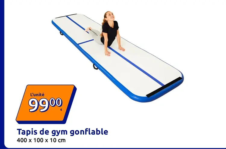 Offre: Tapis de gym gonflable