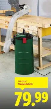 Aanbieding: Afzuiginstallatie