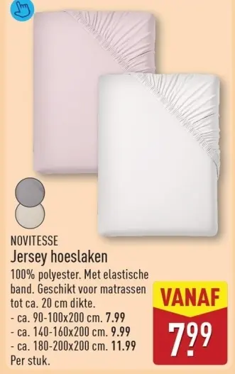 Aanbieding: Jersey hoeslaken