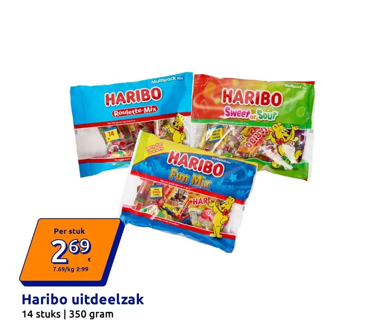 Promotie: Haribo uitdeelzak