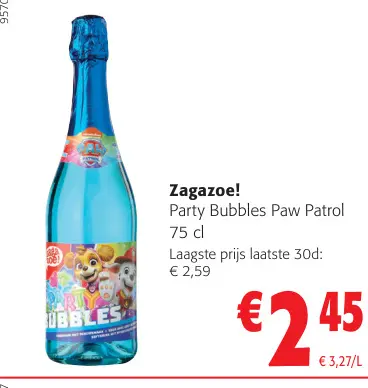 Promotie: Party Bubbles Paw Patrol