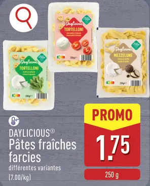 Offre: Pâtes fraîches farcies