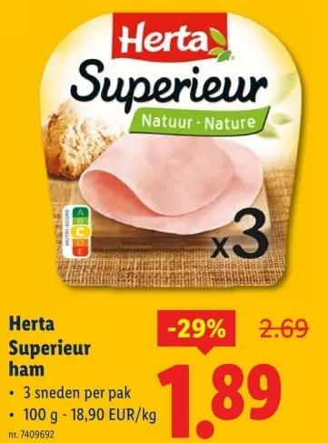 Promotie: Herta Superieur ham