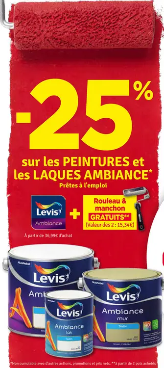 Offre: Peintures et Laques Ambiance
