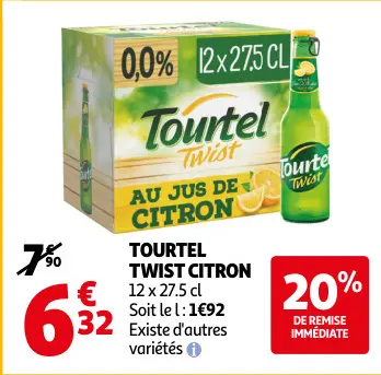 Promotie: Tourtel twist citron