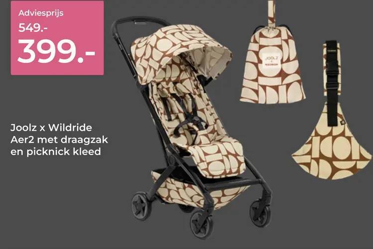 Aanbieding: Aer2 met draagzak en picknick kleed