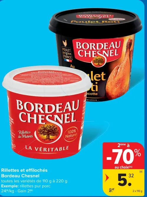 Offre: Rillettes et effilochés