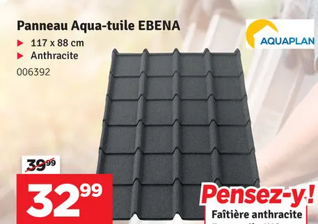 Offre: Panneau Aqua-tuile EBENA