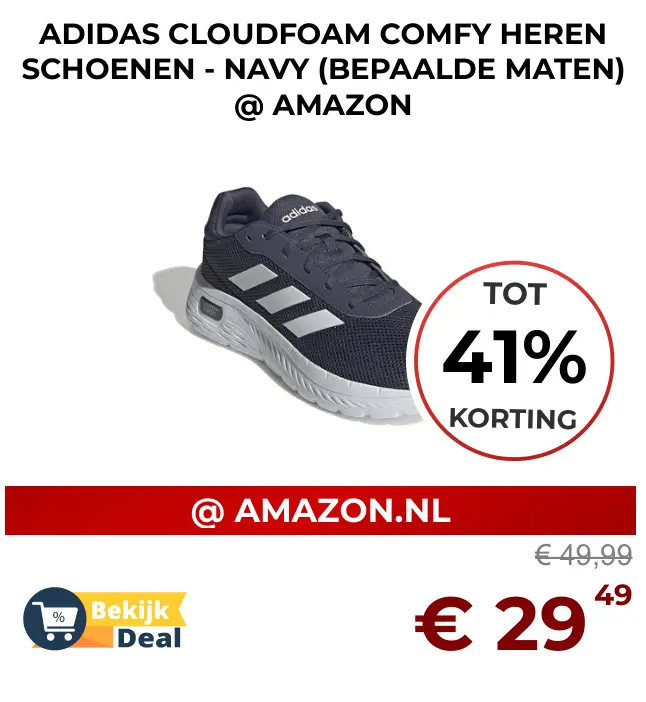 Aanbieding: Cloudfoam comfy heren schoenen - navy