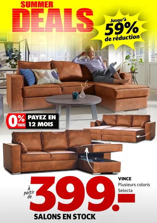 Offre: Salon Vince Selecta