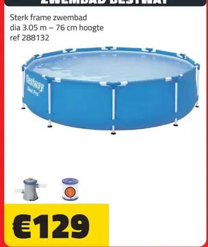Aanbieding: Sterk frame zwembad