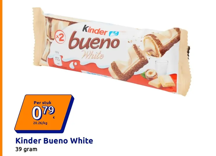 Aanbieding: Kinder Bueno White