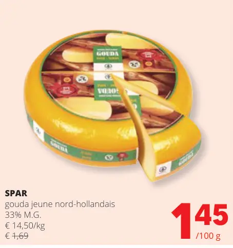 Offre: gouda jeune nord-hollandais