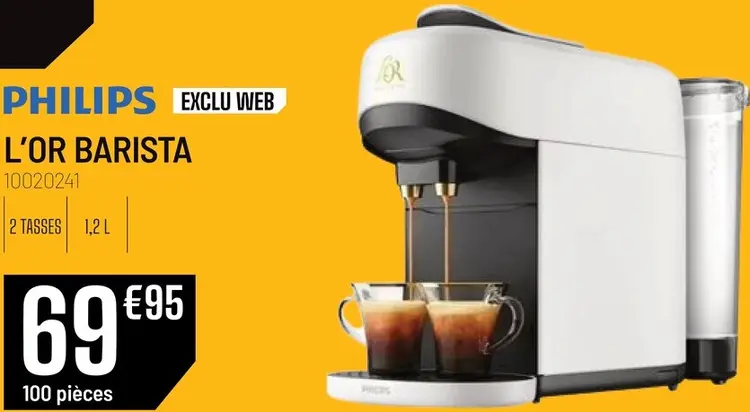 Offre: L'or barista