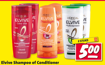 Aanbieding: Elvive Shampoo of Conditioner