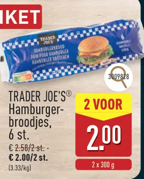 Promotie: Hamburgerbroodjes